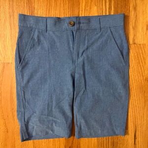 Izod Boy's Blue Flat Front Shorts